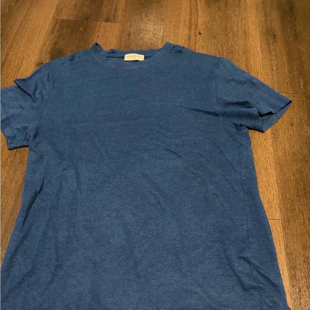 Sandro Classic Blue Short Sleeve Tee